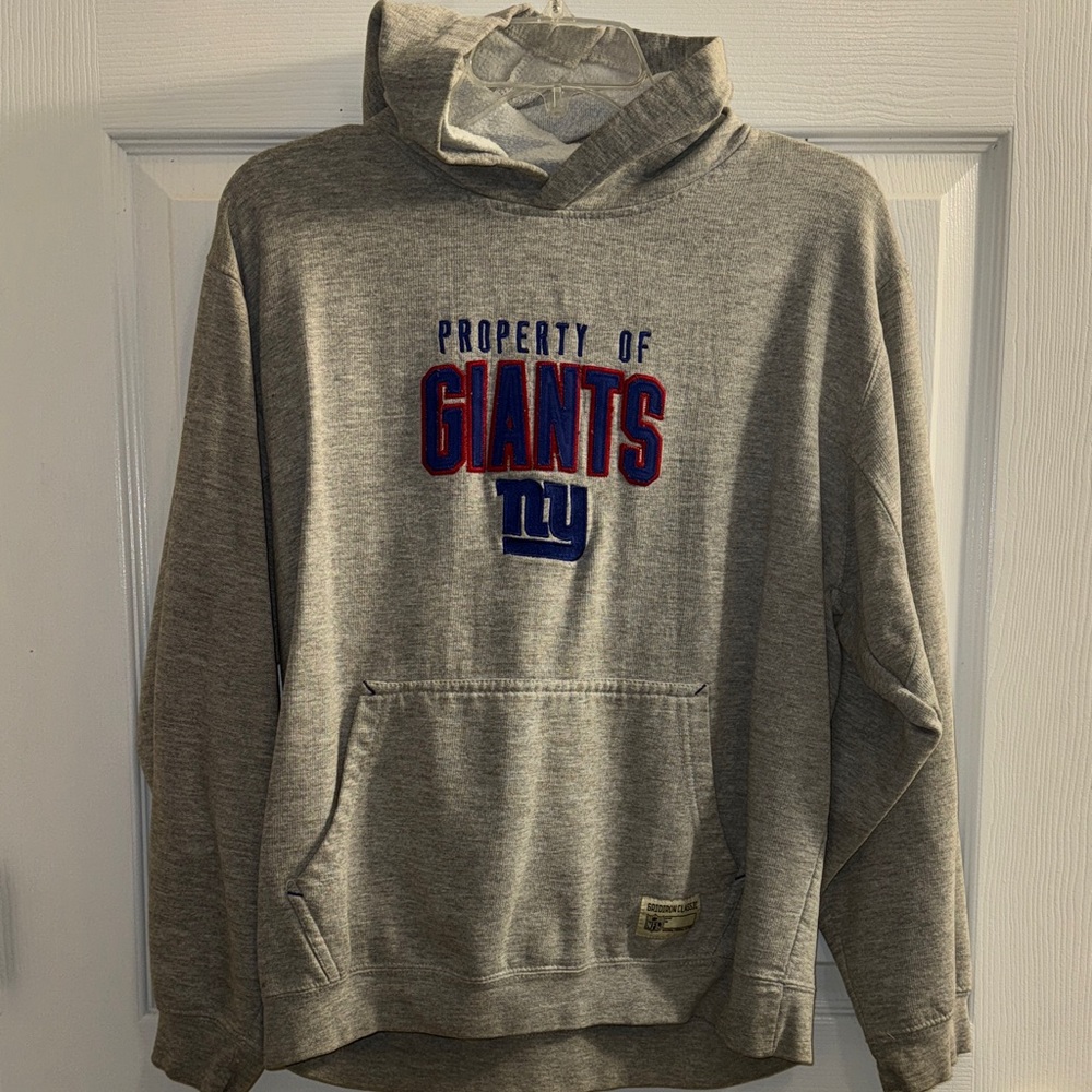 Gray New York Giants Hoodie